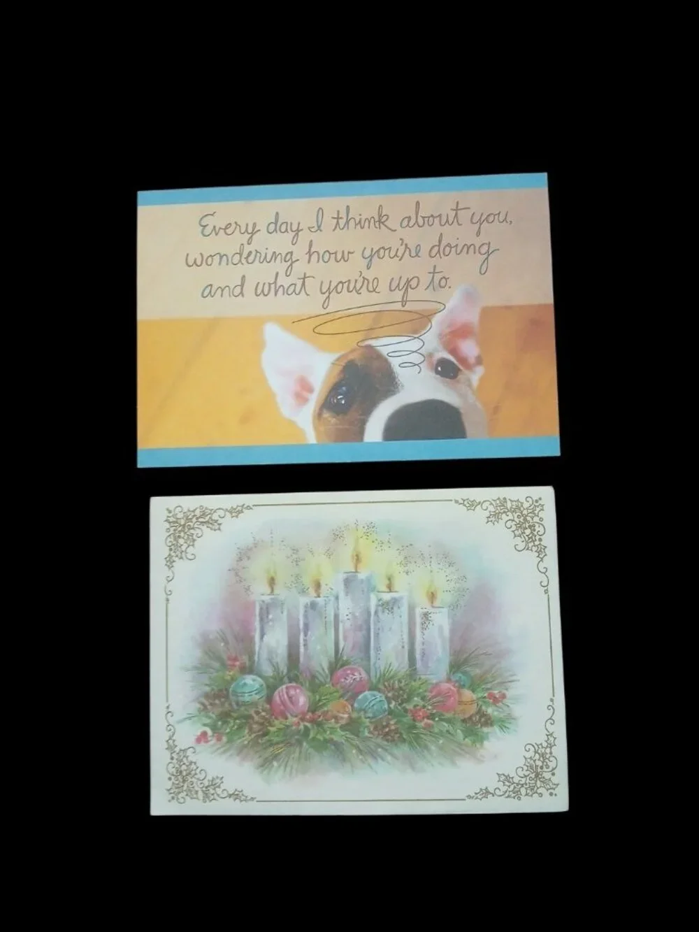 70 Different store-bought cards.